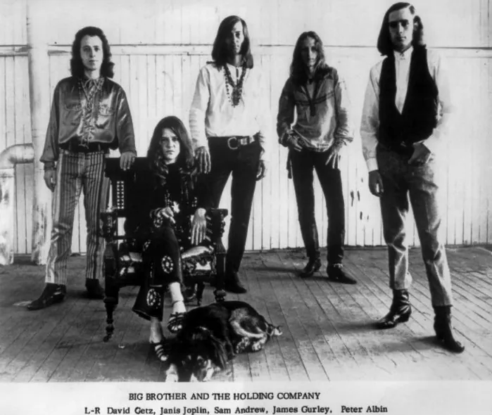 Janis Joplin with Big Brother and the Holding Company, circa 1966–67.