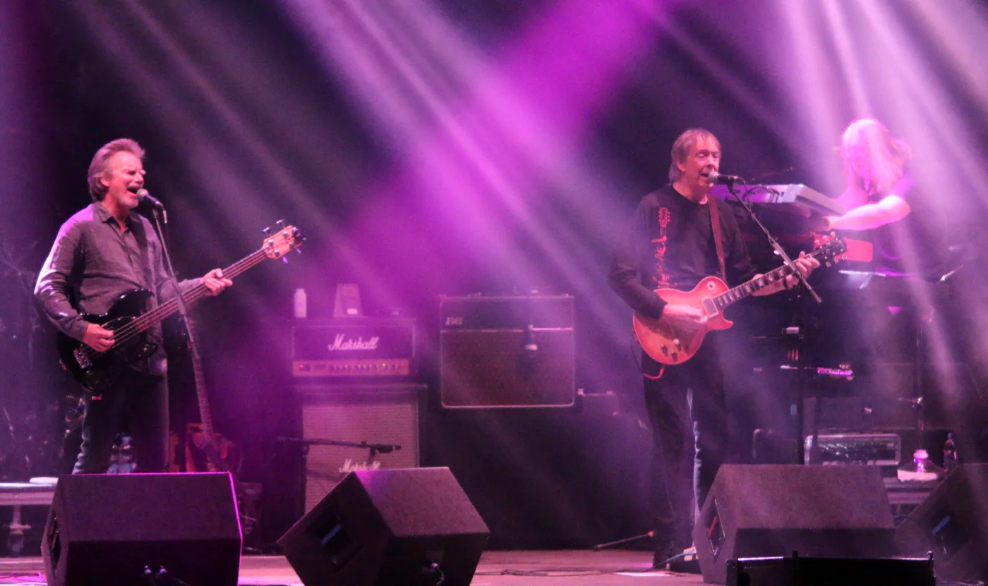 Camel performing at Ramblin' Man Fair in Maidstone in 2015