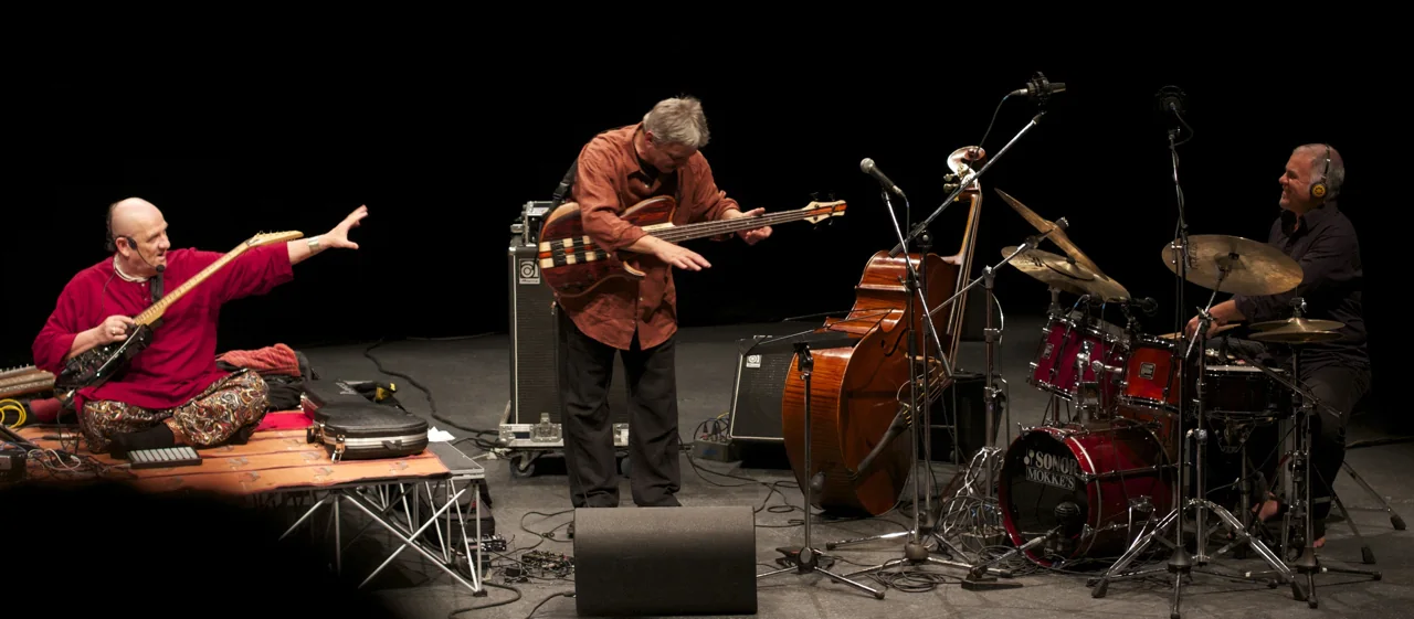 Ares Tavolazzi, Paolo Tofani and Walter Paoli performing as Area