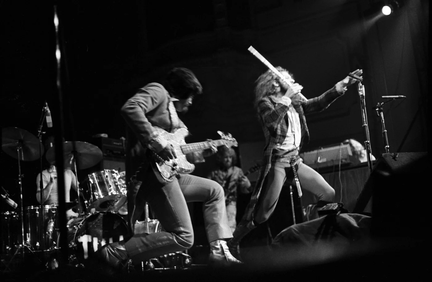 Jethro Tull performing at the Musikhalle Hamburg in 1973