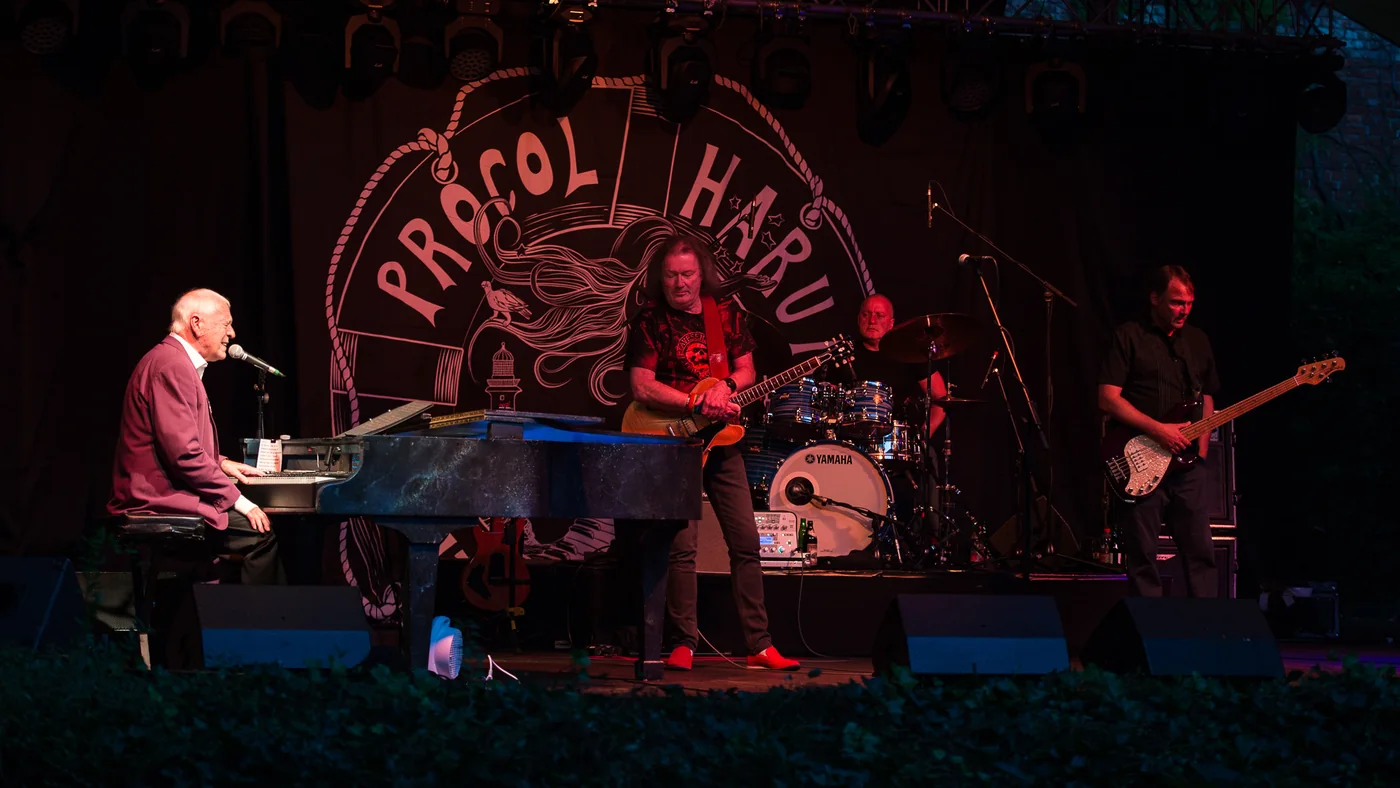 Procol Harum performing at the Serenadenhof in Nuremberg