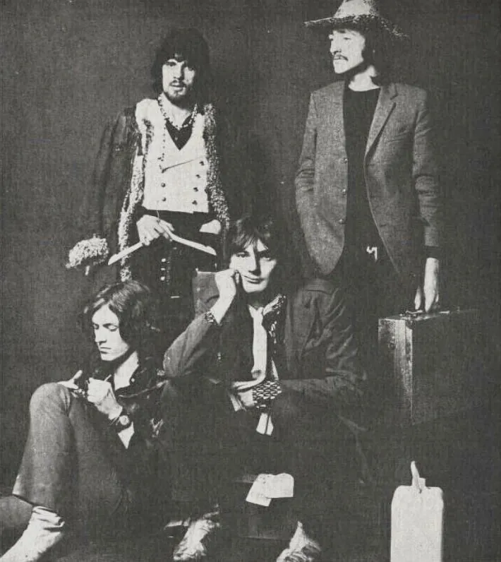 Traffic's original lineup in a period publicity photograph.