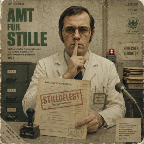 Album cover for Amt für Stille by RetroForge Records