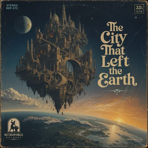 Album cover for The City That Left the Earth by RetroForge Records
