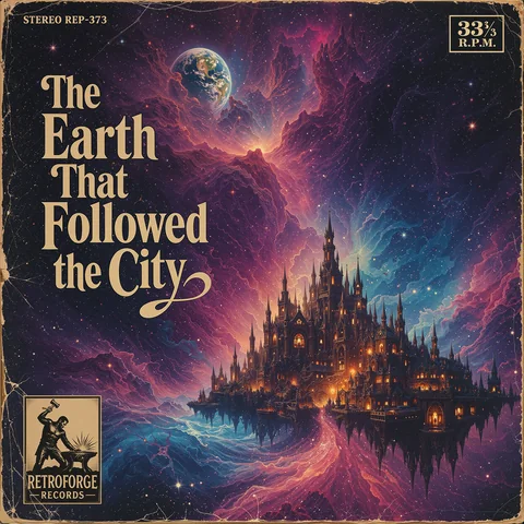 Album cover for The Earth That Followed the City by RetroForge Records