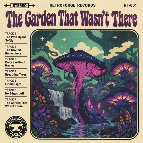 Album cover for The Garden That Wasn’t There by RetroForge Records