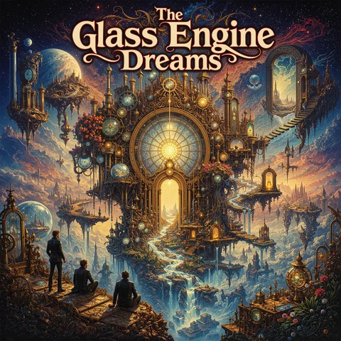 Album cover for The Glass Engine Dreams by RetroForge Records
