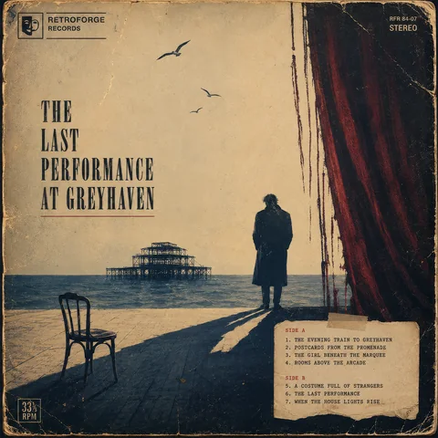 Album cover for The Last Performance at Greyhaven by RetroForge Records