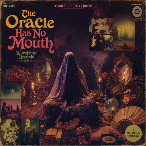 Album cover for The Oracle Has No Mouth by RetroForge Records