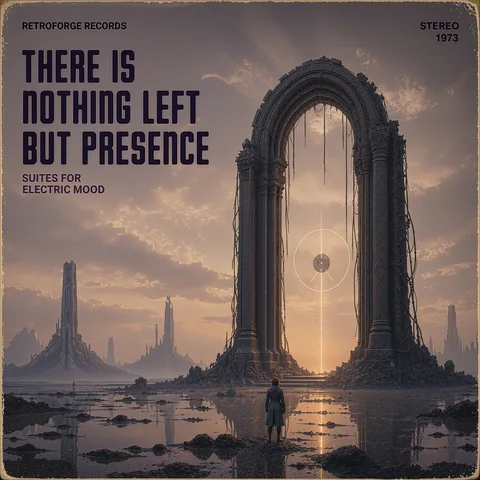 Album cover for There Is Nothing Left But Presence by RetroForge Records