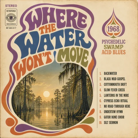Album cover for Where the Water Won’t Move by RetroForge Records