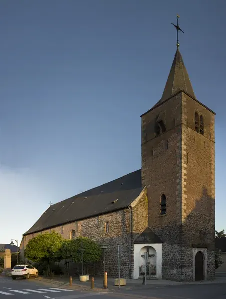 Saint Bavo church in Amougies, Belgium
