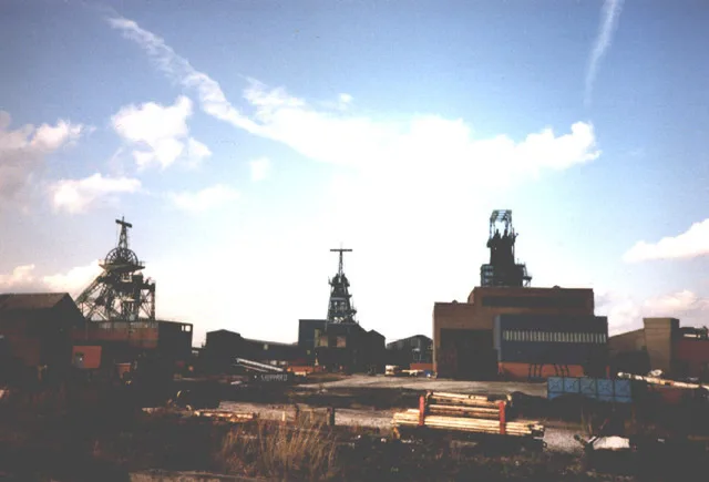 Bickershaw Colliery shortly before closure