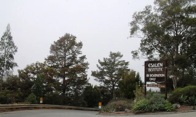 Esalen Institute beside the Pacific Ocean in Big Sur