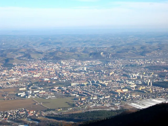 A later view of Maribor from Pohorje