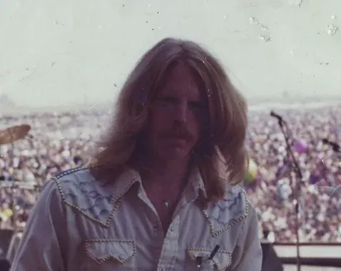 View connected with the first California Jam at Ontario Motor Speedway in 1974