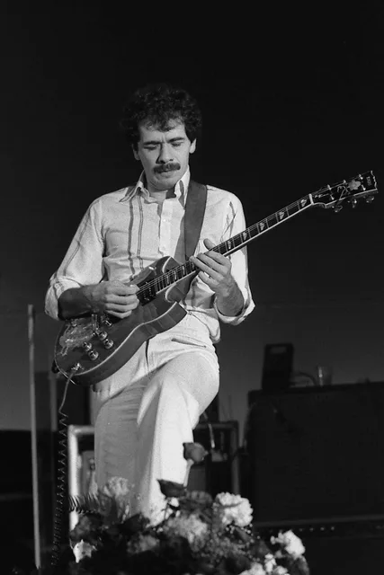 Carlos Santana performing in the Netherlands in 1978