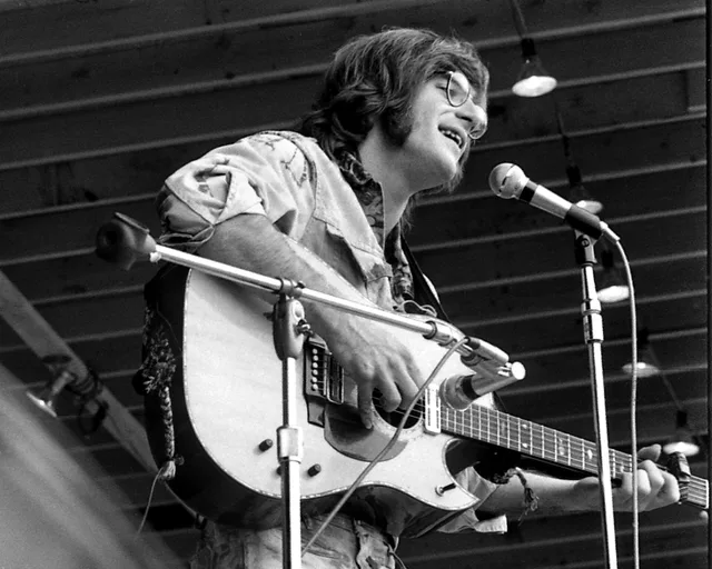 John Sebastian performing in East Lansing in 1970