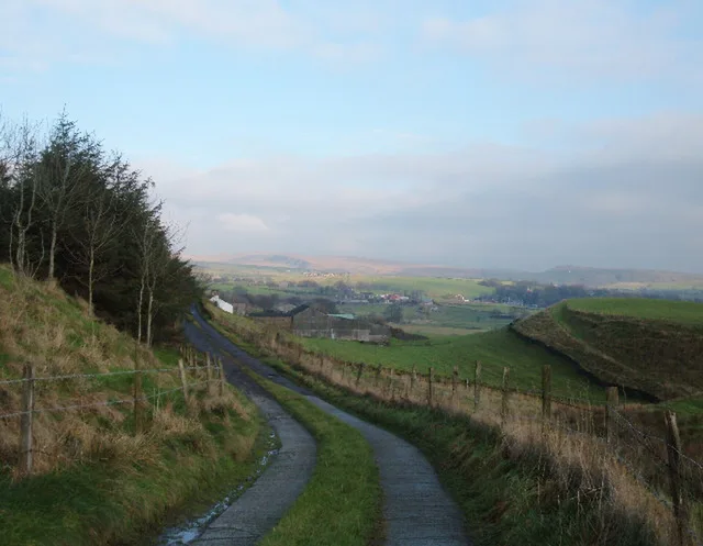 Copped Hill Farm in Ashworth Valley near Rochdale