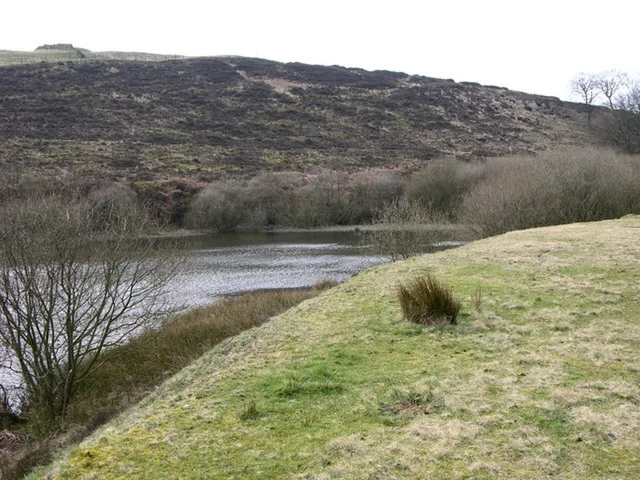 Mill Reservoir in Deeply Vale near the former free-festival site