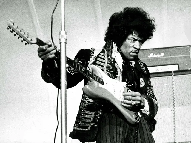Jimi Hendrix in a late-1960s publicity photograph