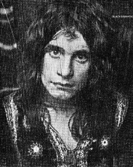 Ozzy Osbourne in a 1972 music magazine
