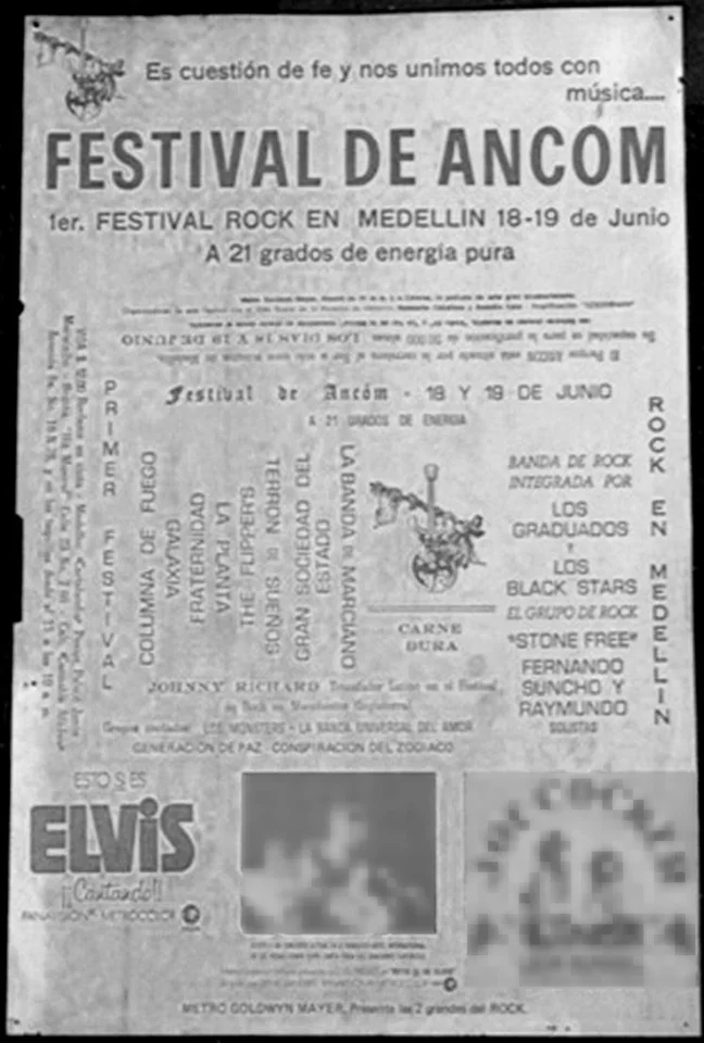 A poster for Festival de Ancón 1971