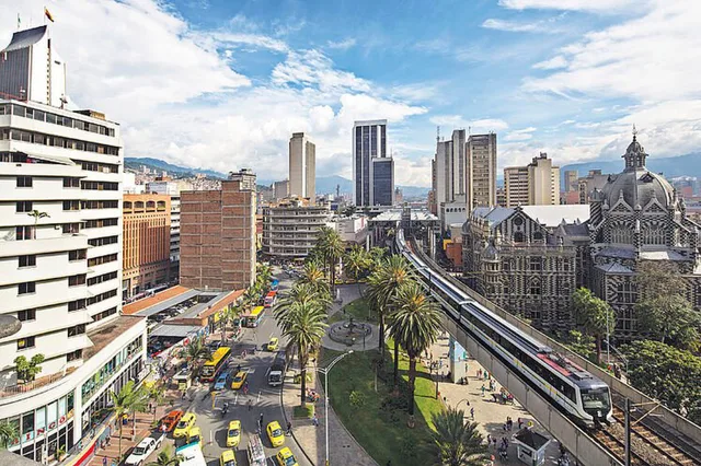 A later view of Medellín