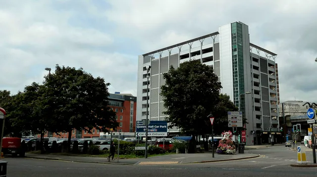 A second later view of the former Queens Hall site
