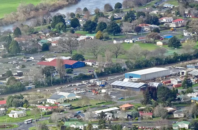 The former Ngāruawāhia railway station site