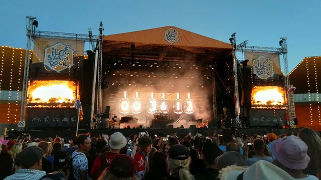 The Ilosaarirock main stage in 2018