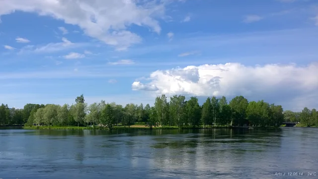 A later view of Ilosaari in Joensuu