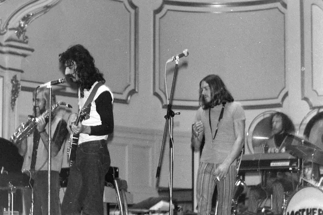 Frank Zappa and the Mothers of Invention on stage in 1968