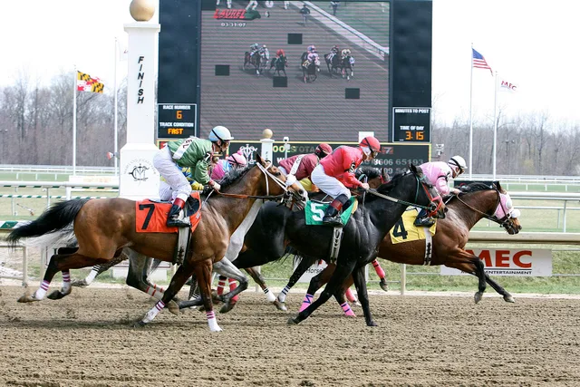 Racing at Laurel Race Track