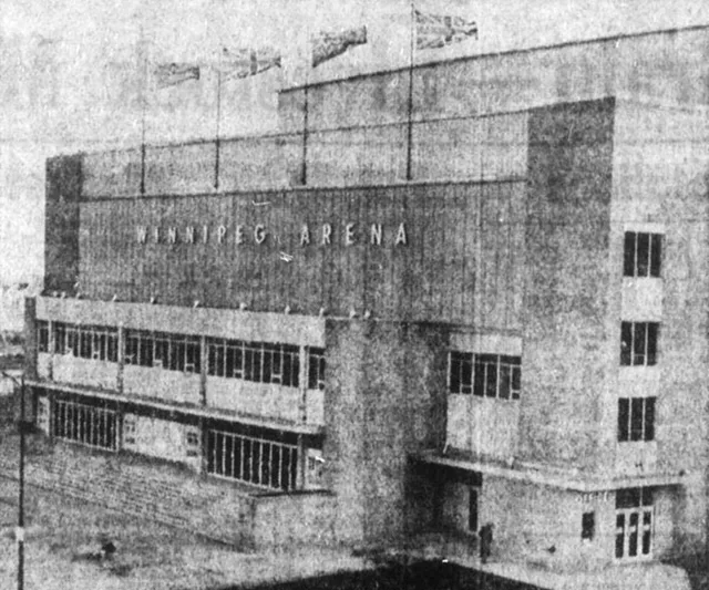 Winnipeg Arena, the indoor venue used after the storm
