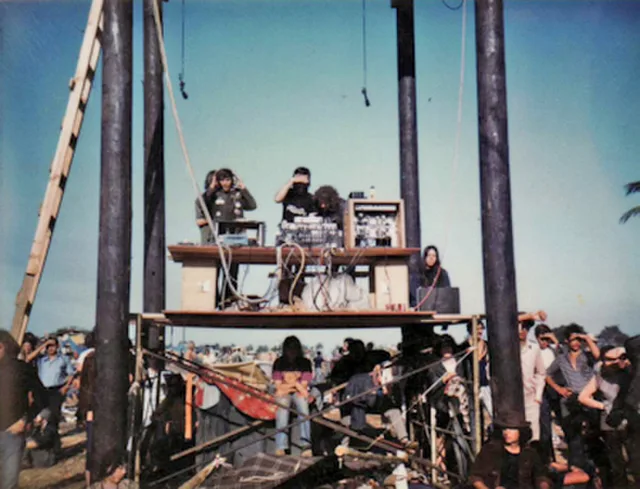 The soundboard and production area at Mar y Sol in 1972