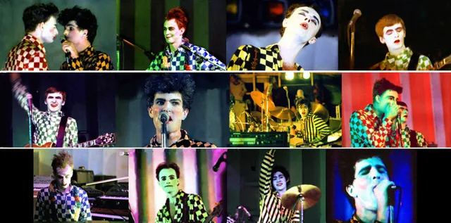 Split Enz at Nambassa in January 1979