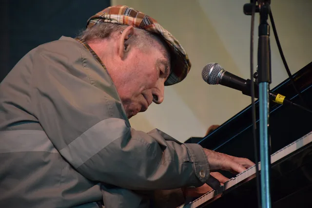 George Wein performing with the Newport All-Stars