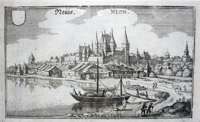 A historical view of Nyon from the southwest