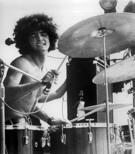 Don Brewer of Grand Funk Railroad in 1970