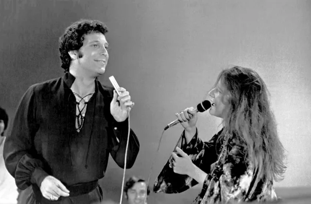 Janis Joplin performing on television in 1969