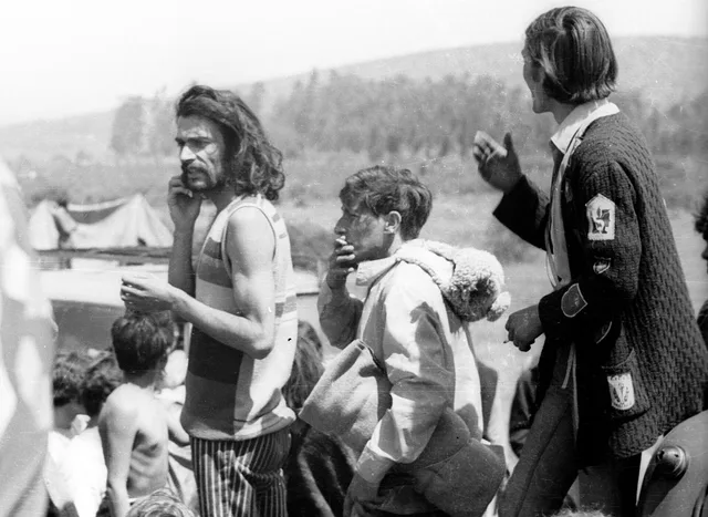 Eduardo Parra in Piedra Roja archive material