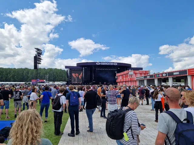 A modern Rock Werchter stage