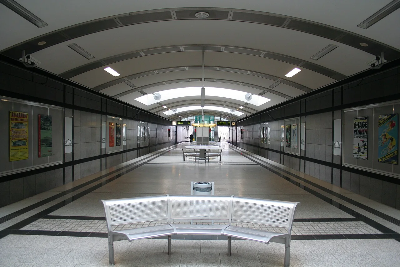 Dortmund transit at the Westfalenhallen