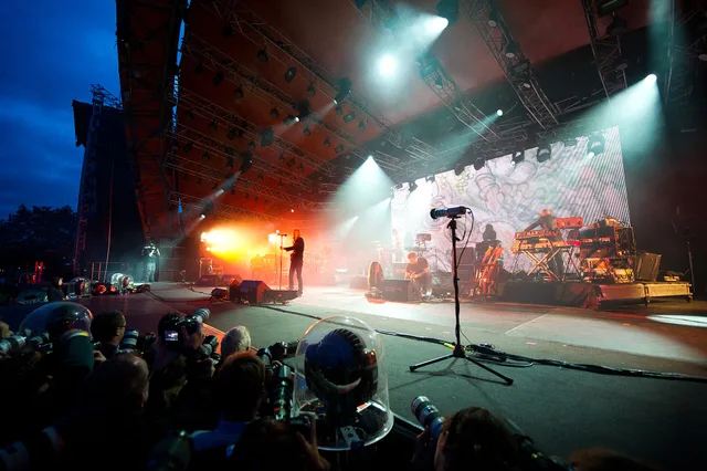 Roskilde Orange Stage during a 2011 concert