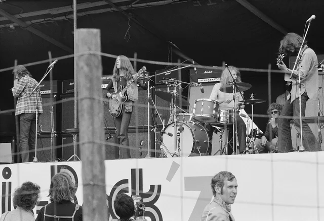 Tasavallan Presidentti performing at Ruisrock in 1971