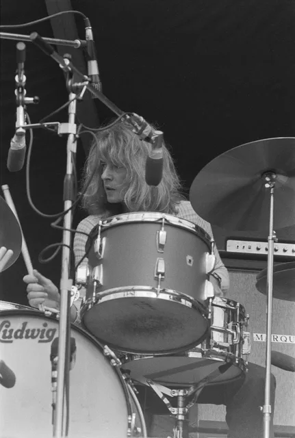 Vesa Aaltonen performing at Ruisrock in 1971