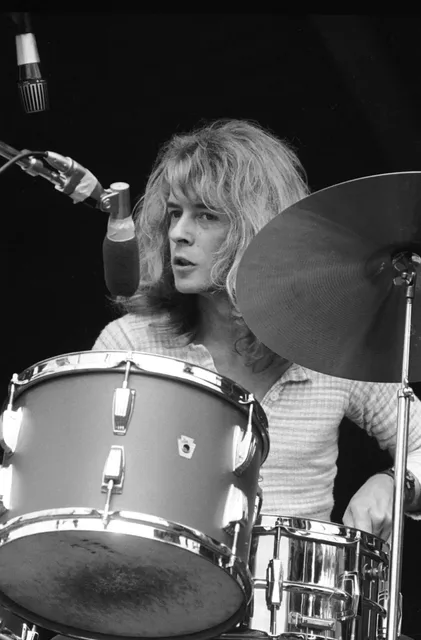 Vesa Aaltonen on stage at Ruisrock in 1971