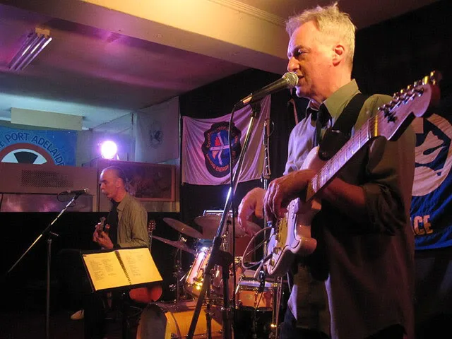 Australian progressive rock group Spectrum performing in Adelaide in 2009