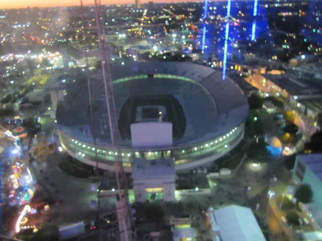 Aerial view of the Cotton Bowl in Dallas
